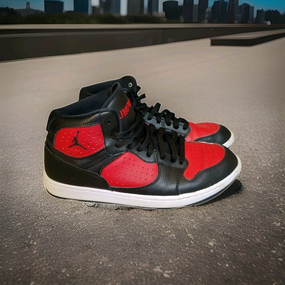 Jordan Bred Men's Size 10.5 Jordan Shoes Jordan Access Mid Black Red AR3762006